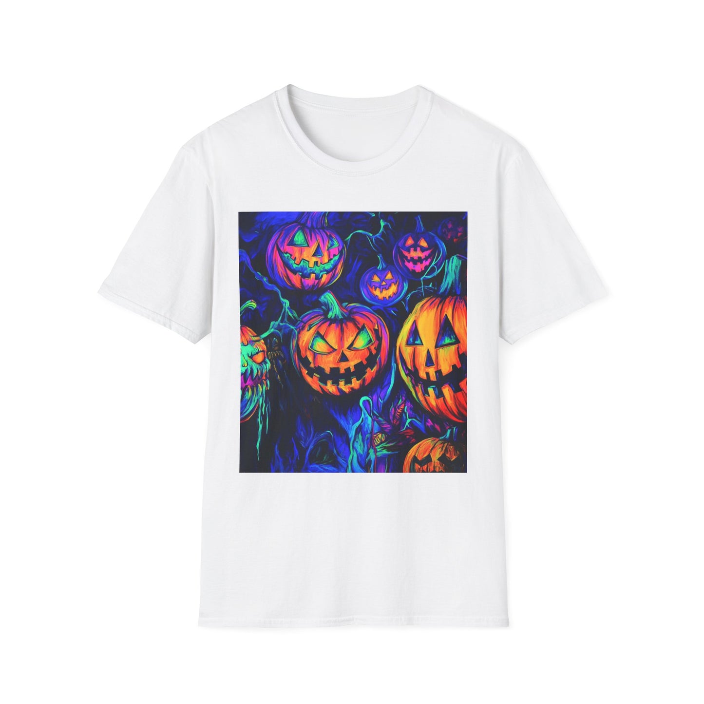 Halloween T-Shirt, Pumpkin Shirt, Unisex Tee, Spooky Apparel, Fall Fashion, Halloween Costume
