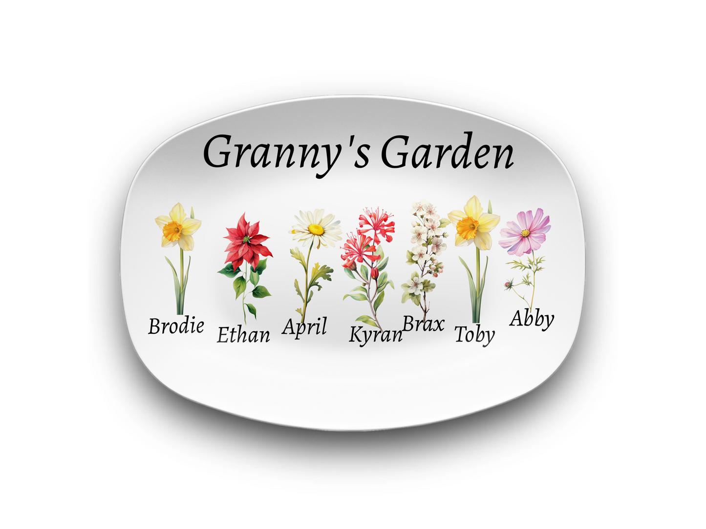 Granny's Garden Platter