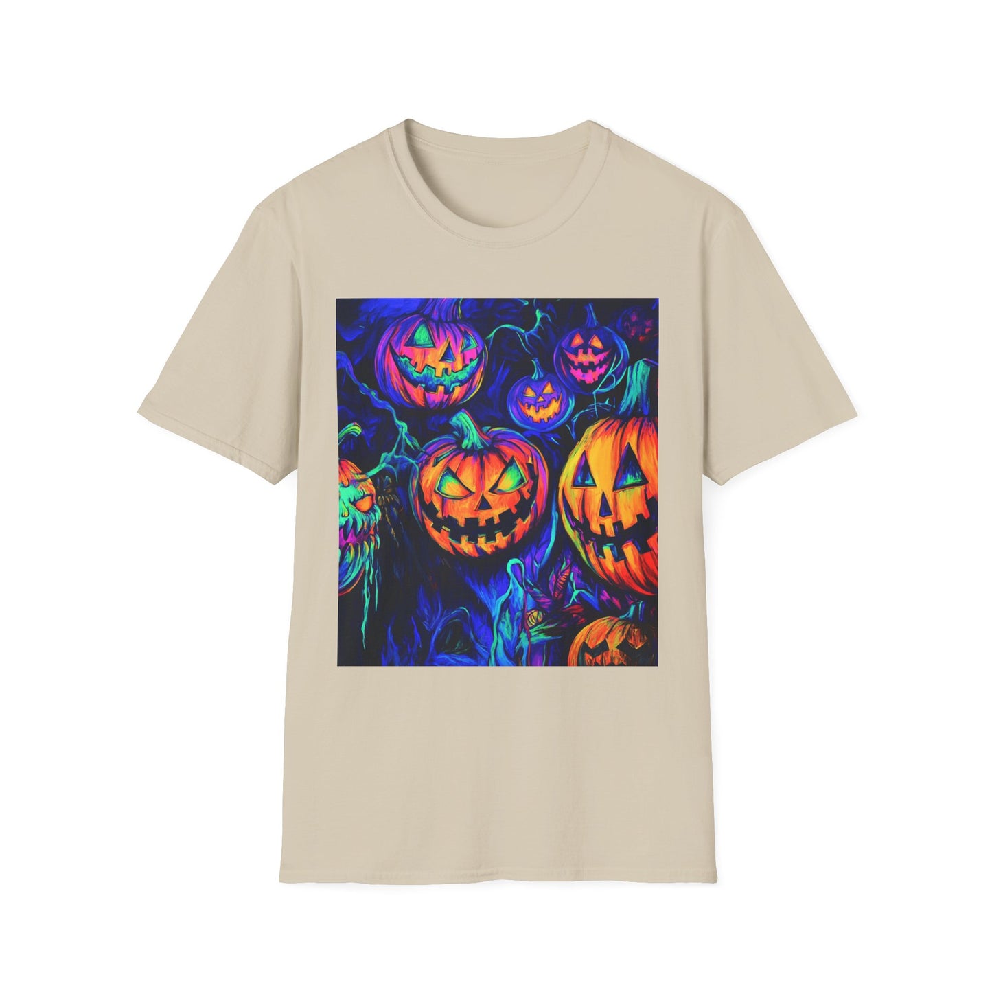 Halloween T-Shirt, Pumpkin Shirt, Unisex Tee, Spooky Apparel, Fall Fashion, Halloween Costume