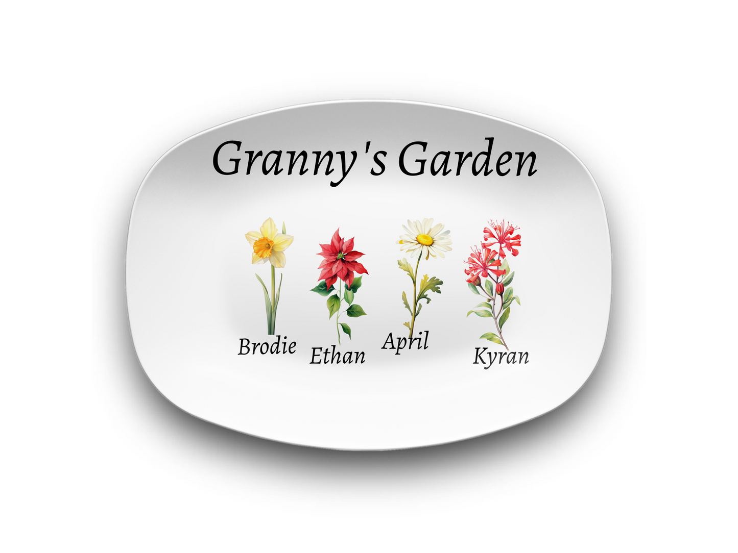 Granny's Garden Platter