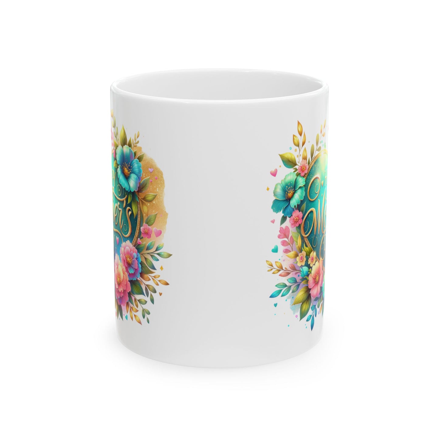 11 oz Floral Coffee Mug - Perfect Gift for Mothers Day
