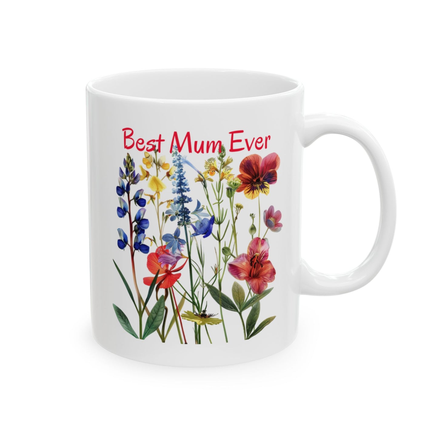 Floral Best Friend Ceramic Mug - Perfect Gift for Mothers Day