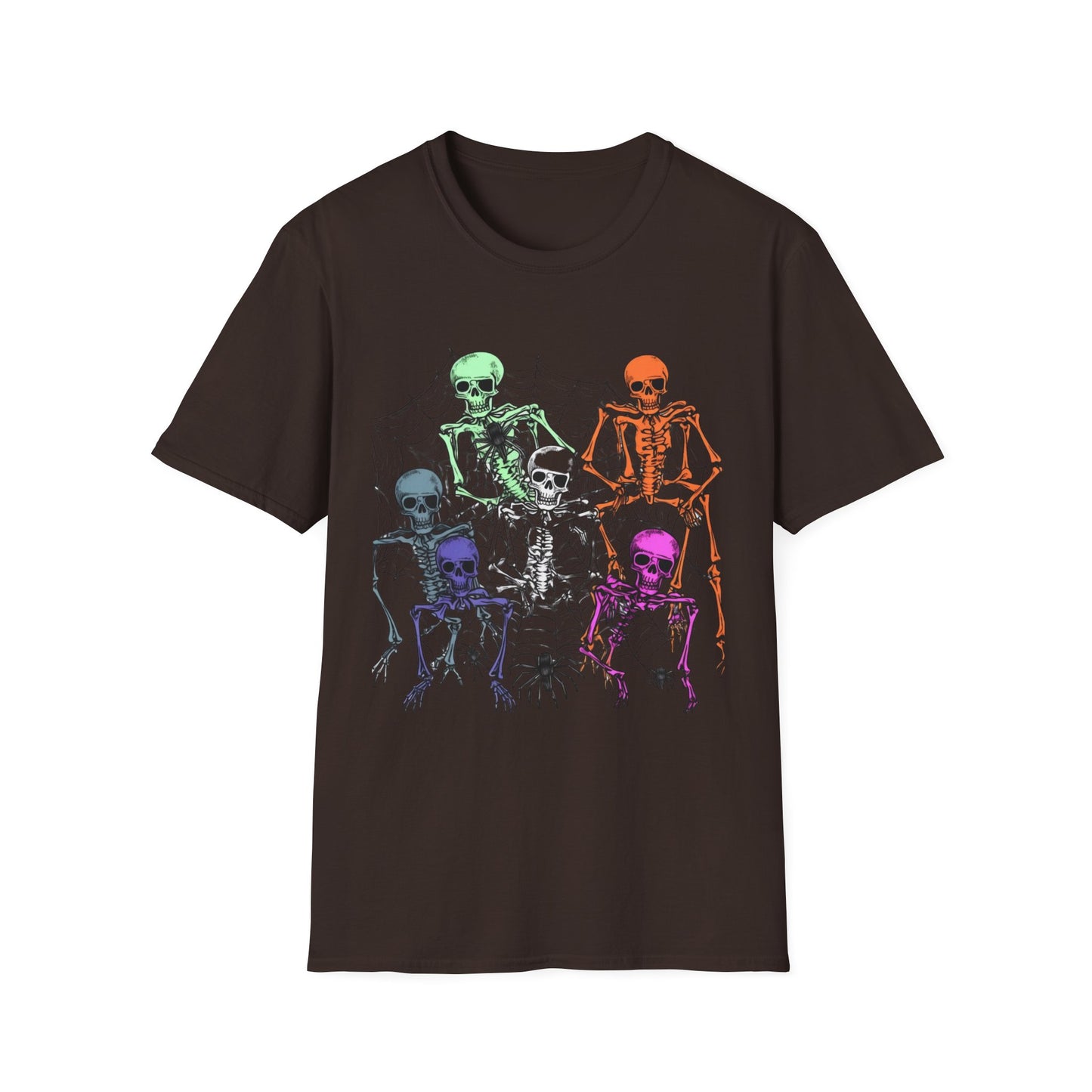 Halloween, Unisex Softstyle T-Shirt, Skeleton Halloween T Shirt