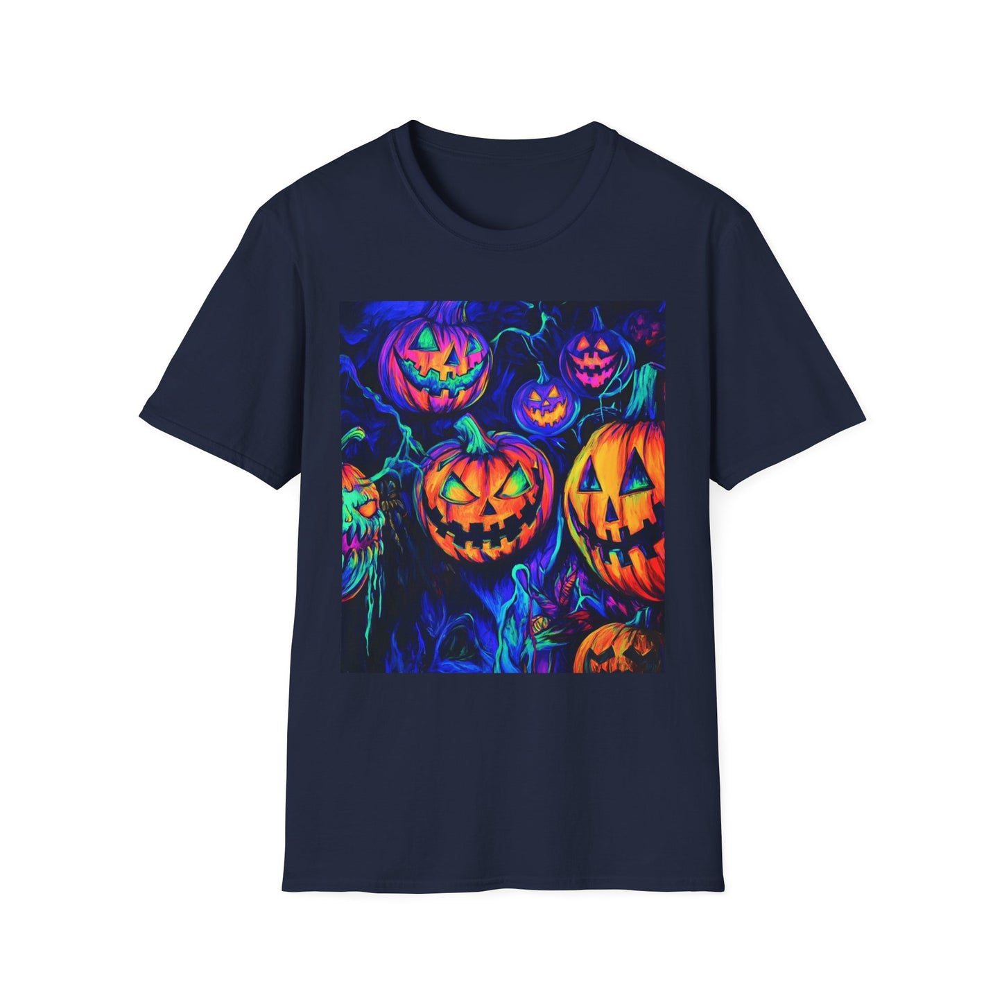 Halloween T-Shirt, Pumpkin Shirt, Unisex Tee, Spooky Apparel, Fall Fashion, Halloween Costume