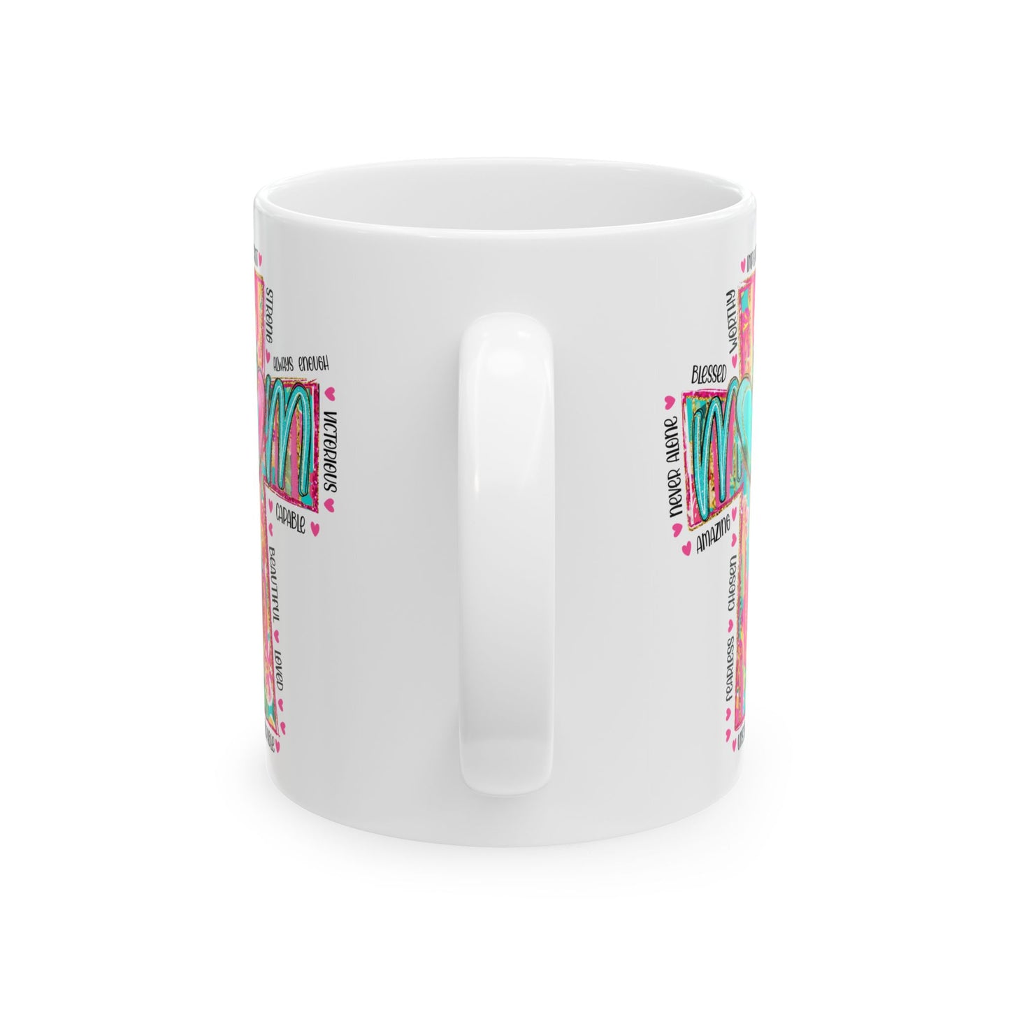 Colorful Mom Ceramic Mug - Perfect Gift for Mother's Day & Special Occasions
