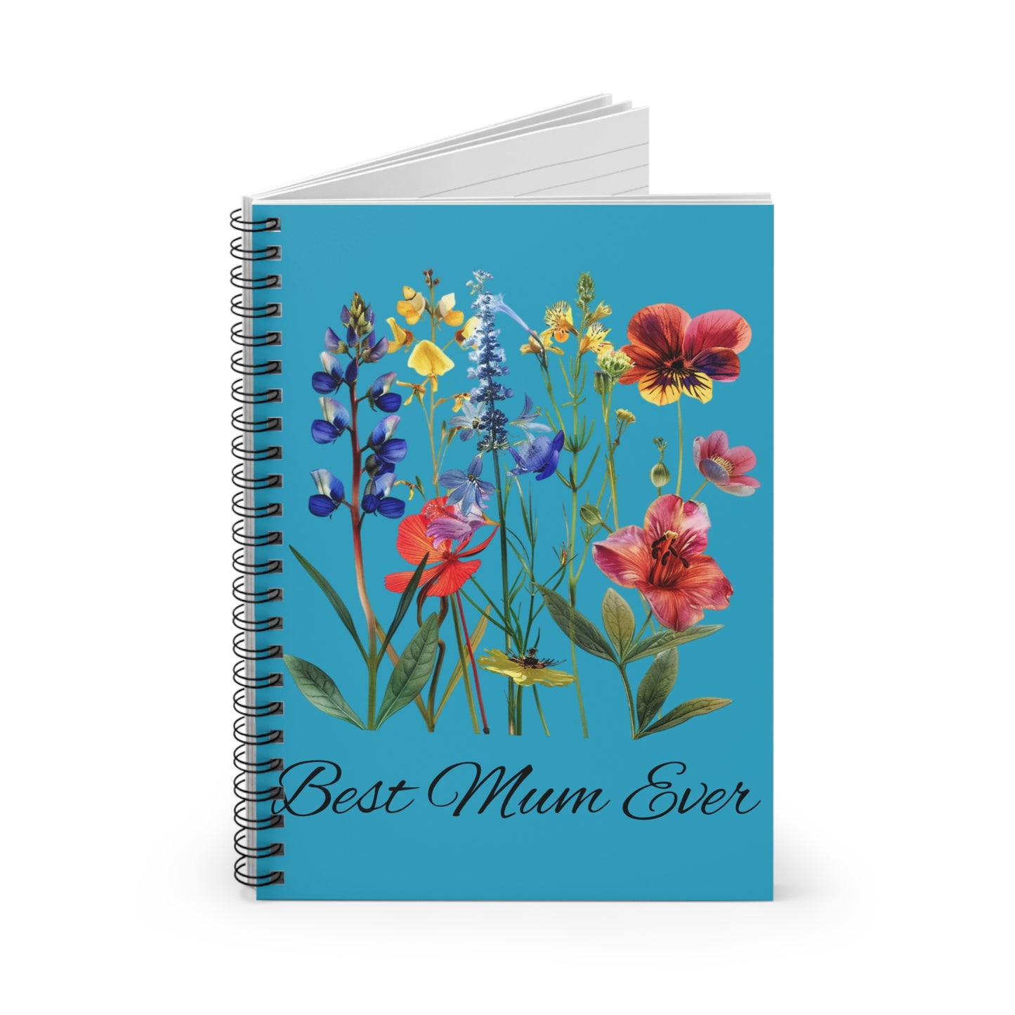 Floral Spiral Notebook