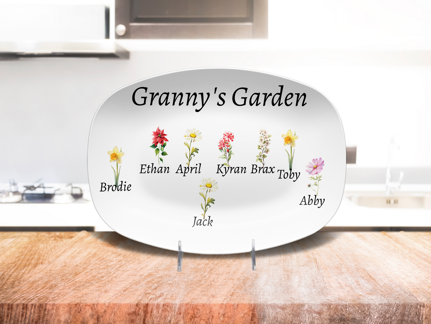 Granny's Garden Platter