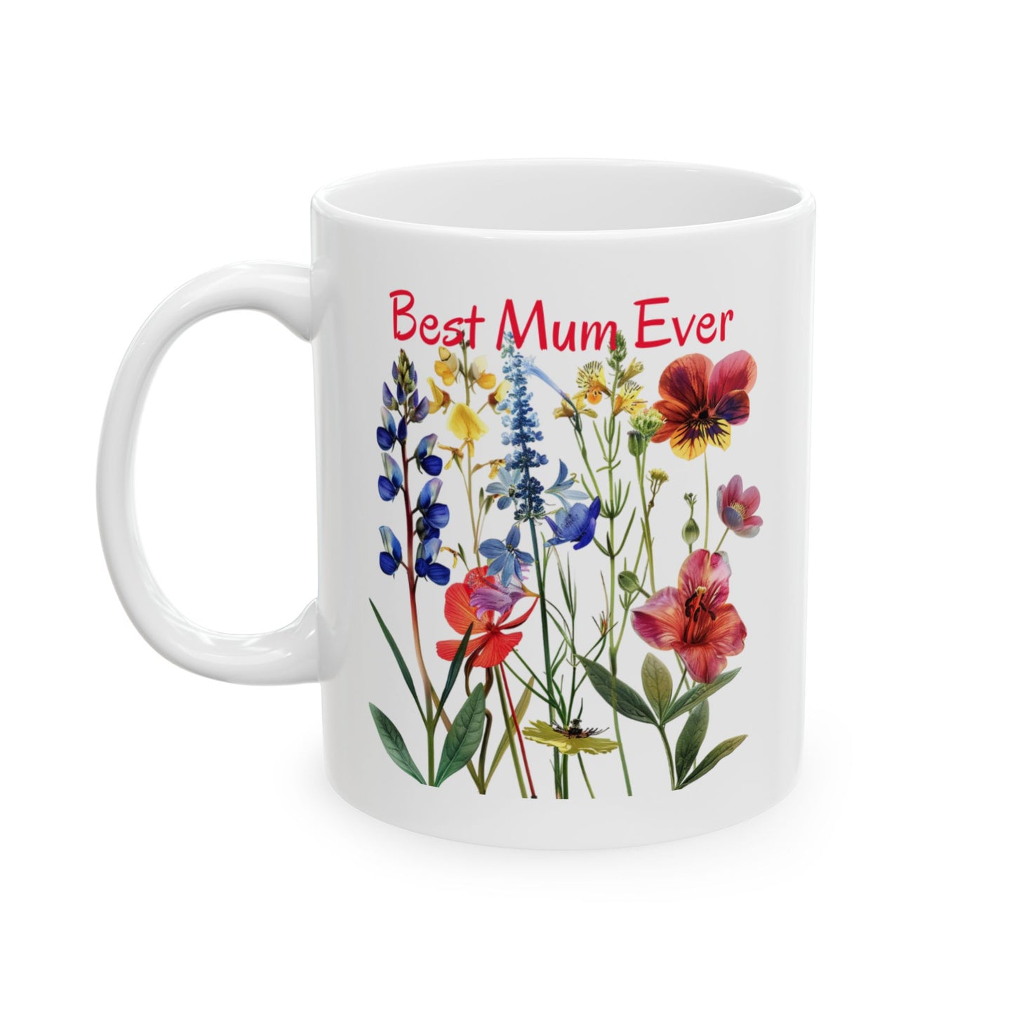 Floral Best Friend Ceramic Mug - Perfect Gift for Mothers Day