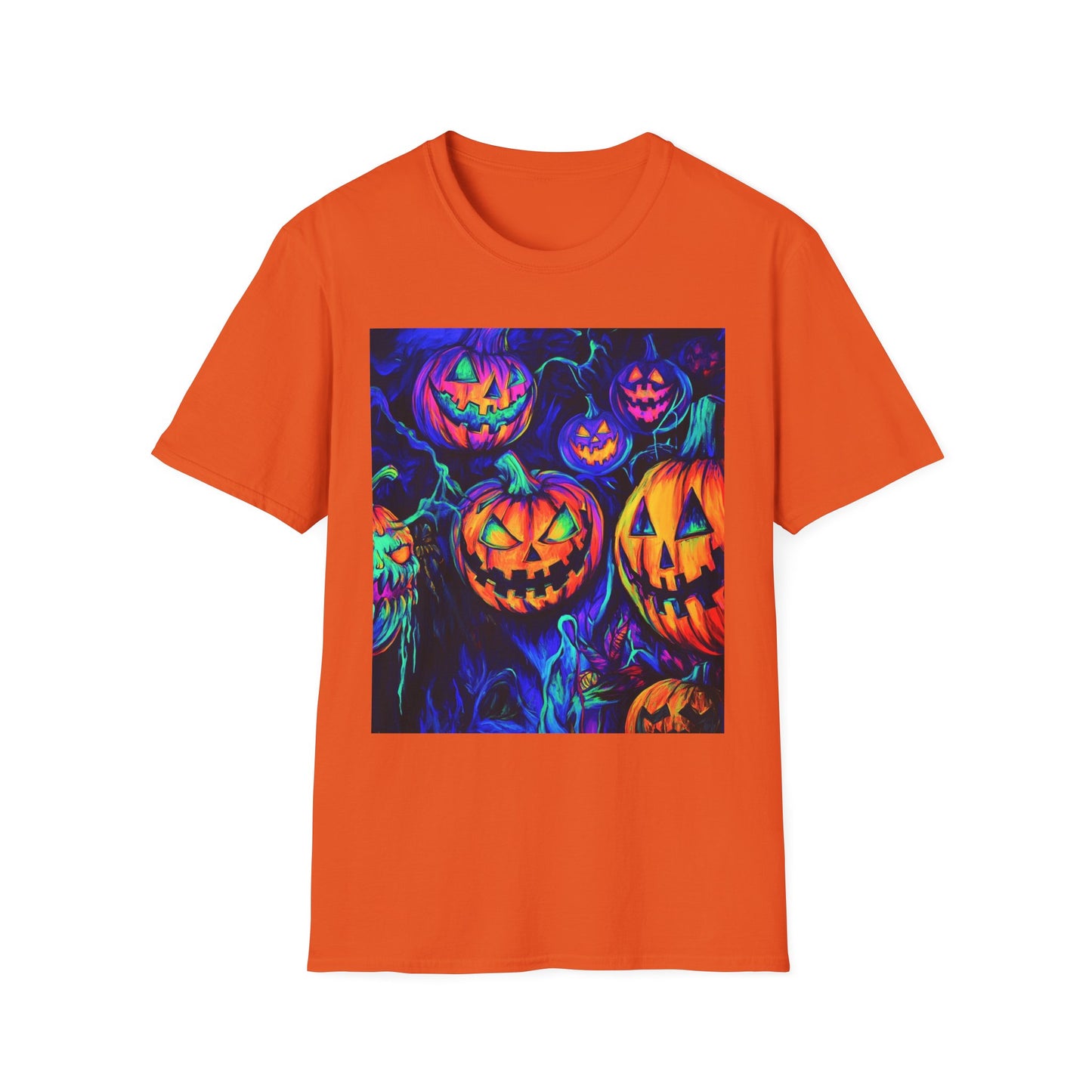 Halloween T-Shirt, Pumpkin Shirt, Unisex Tee, Spooky Apparel, Fall Fashion, Halloween Costume