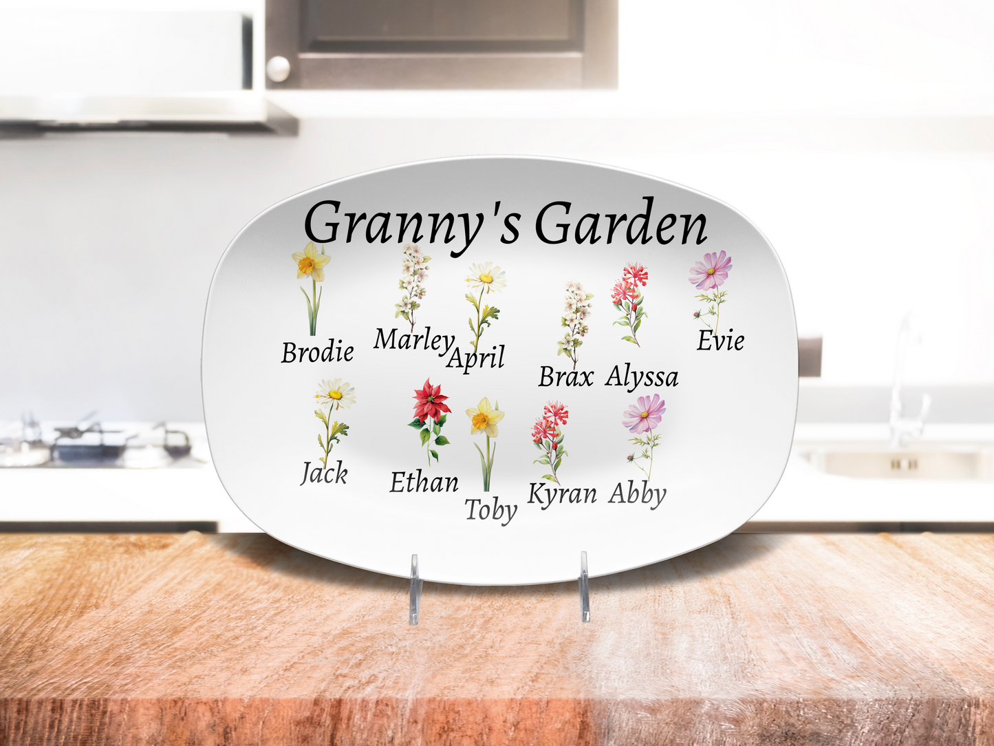 Granny's Garden Platter