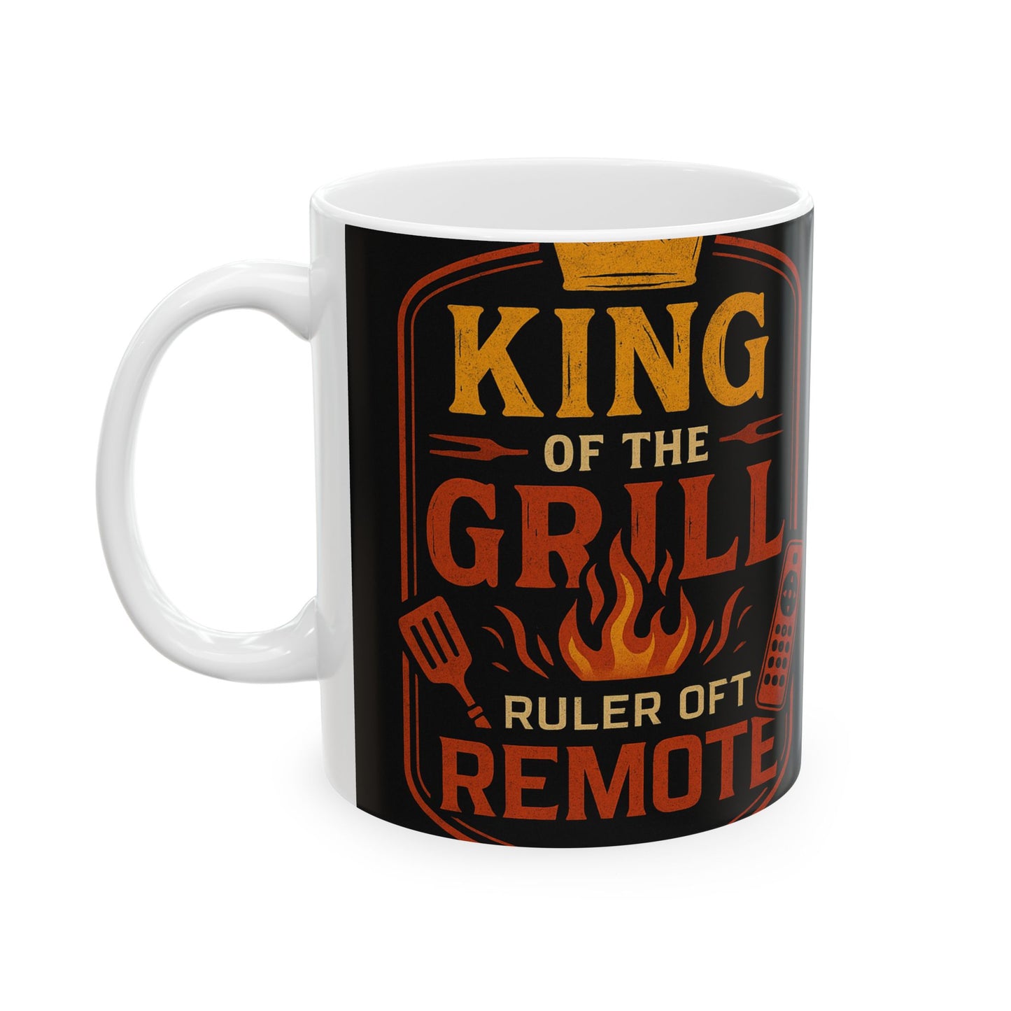 King of the Grill Mug | Perfect Gift for BBQ Lovers and Dads | 11oz & 15oz Options