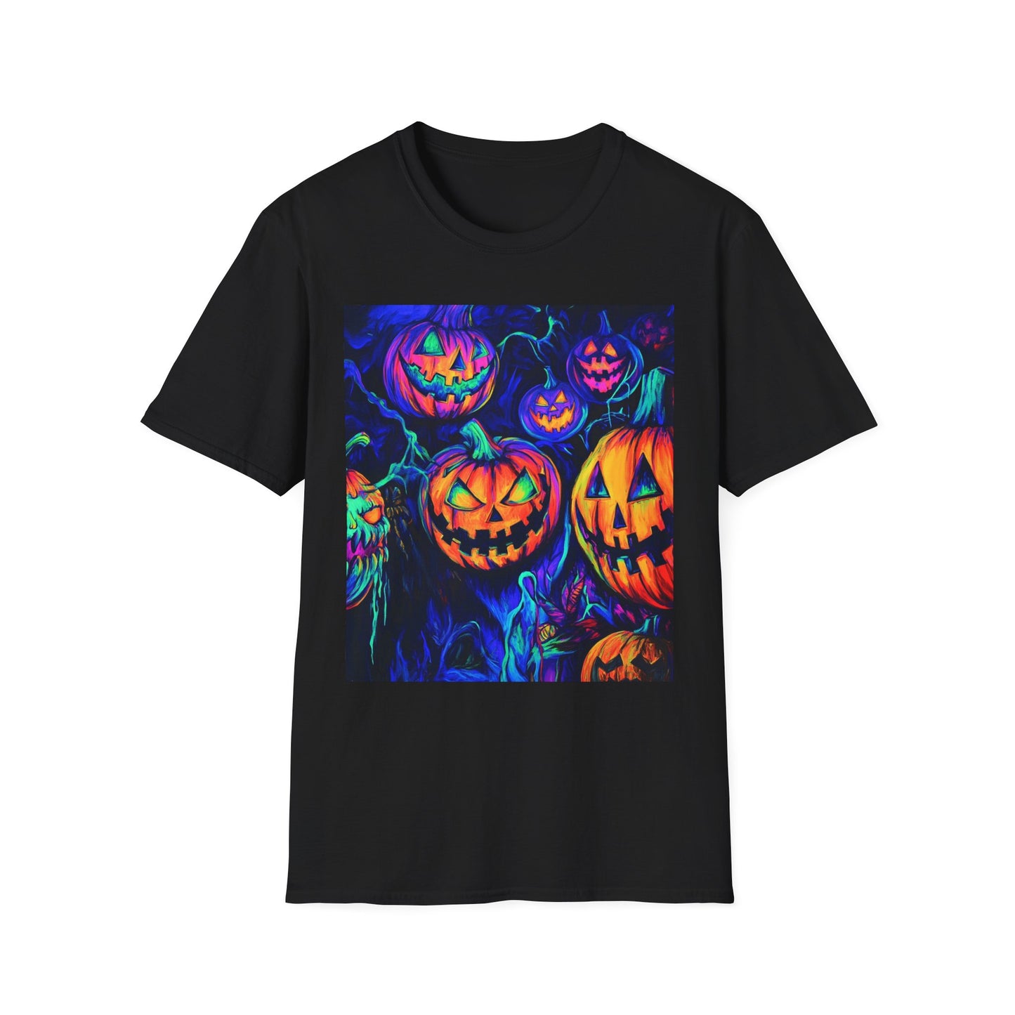 Halloween T-Shirt, Pumpkin Shirt, Unisex Tee, Spooky Apparel, Fall Fashion, Halloween Costume