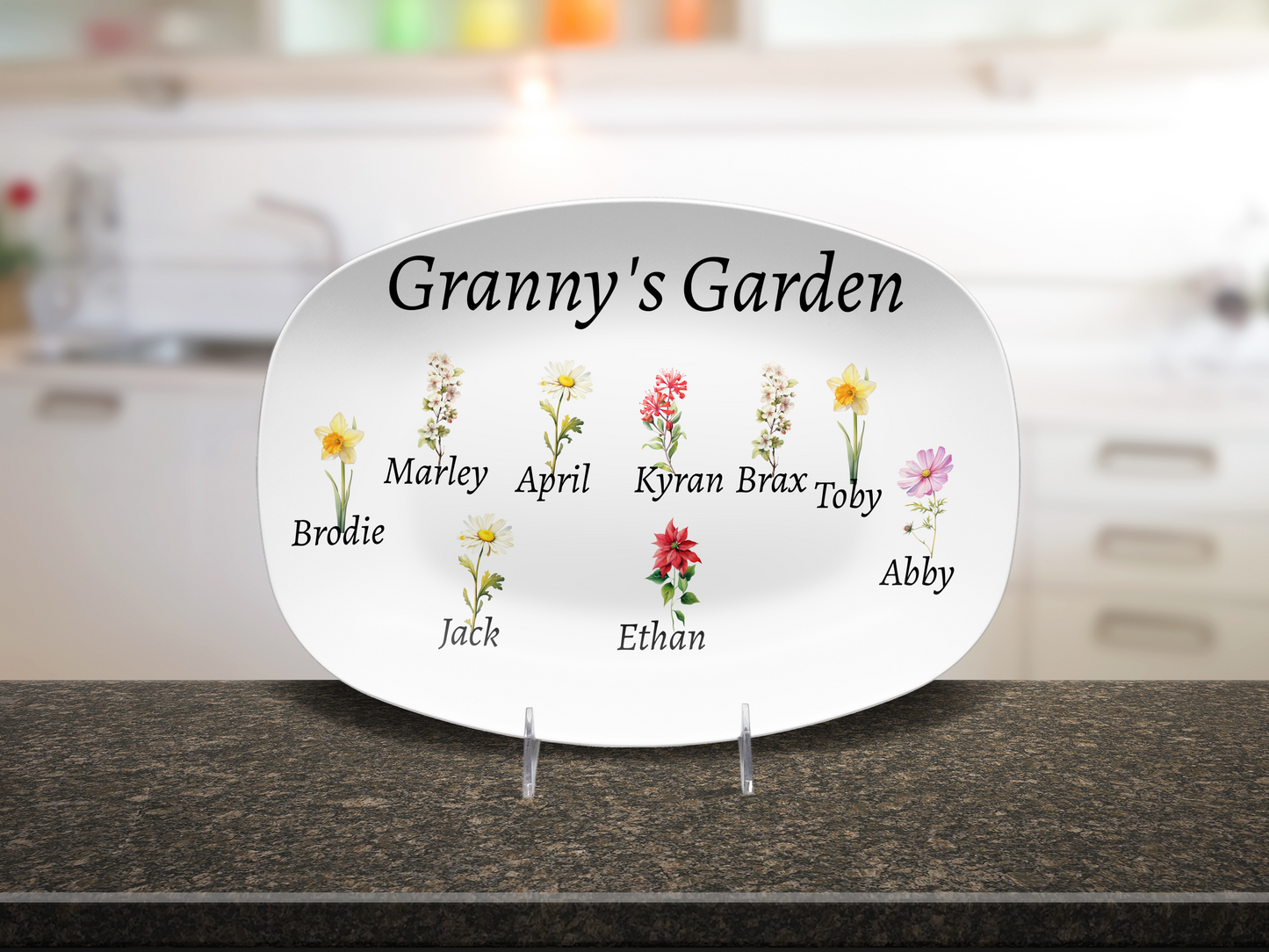 Granny's Garden Platter