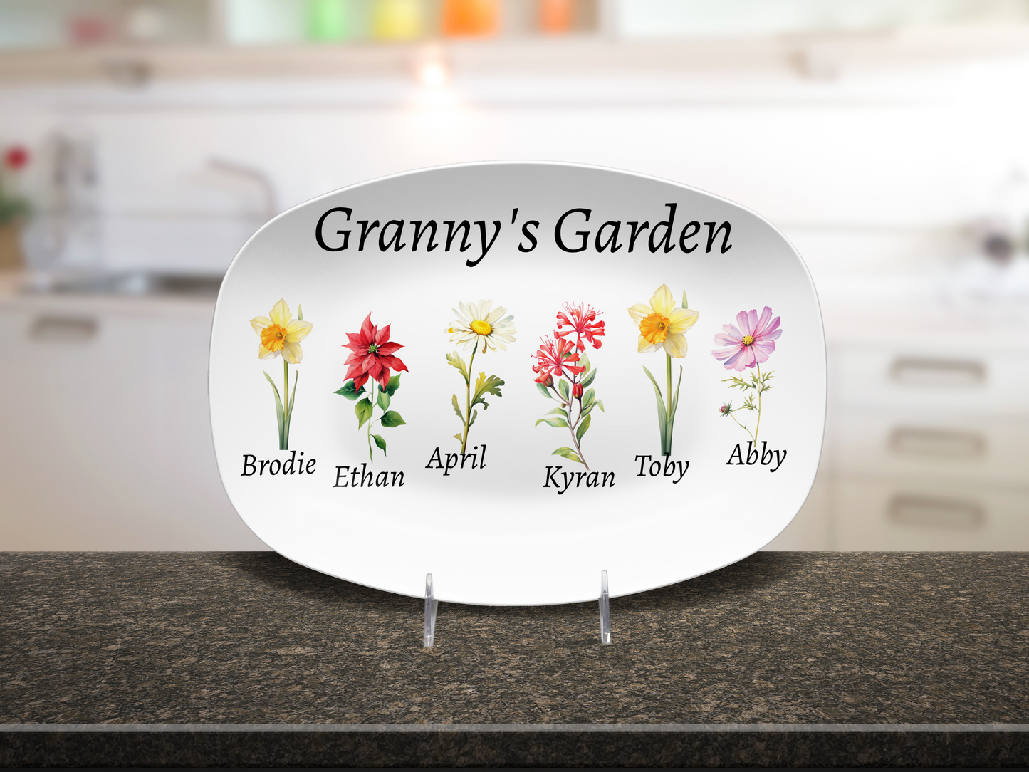 Granny's Garden Platter