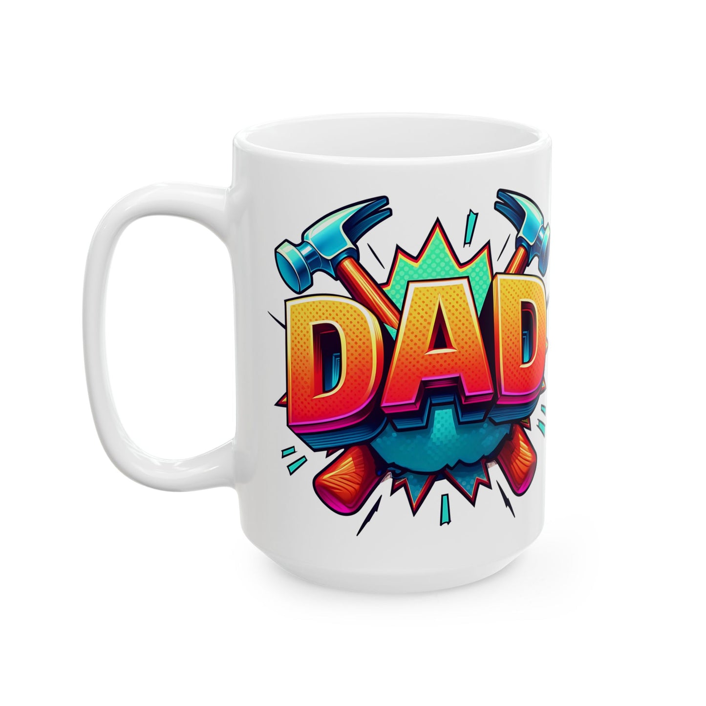 Colorful Dad Mug - Perfect Gift for DAD and DIY Lovers, 11oz & 15oz