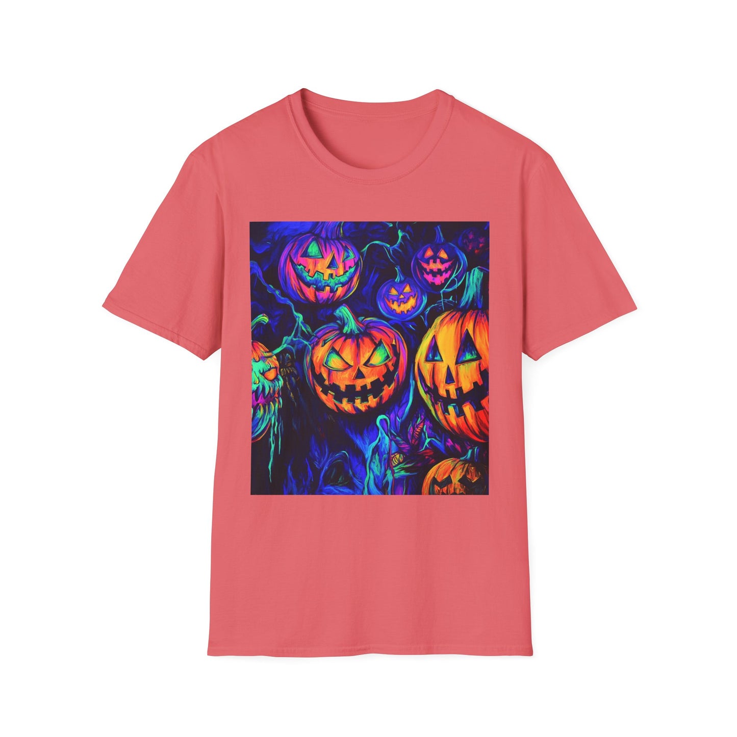 Halloween T-Shirt, Pumpkin Shirt, Unisex Tee, Spooky Apparel, Fall Fashion, Halloween Costume