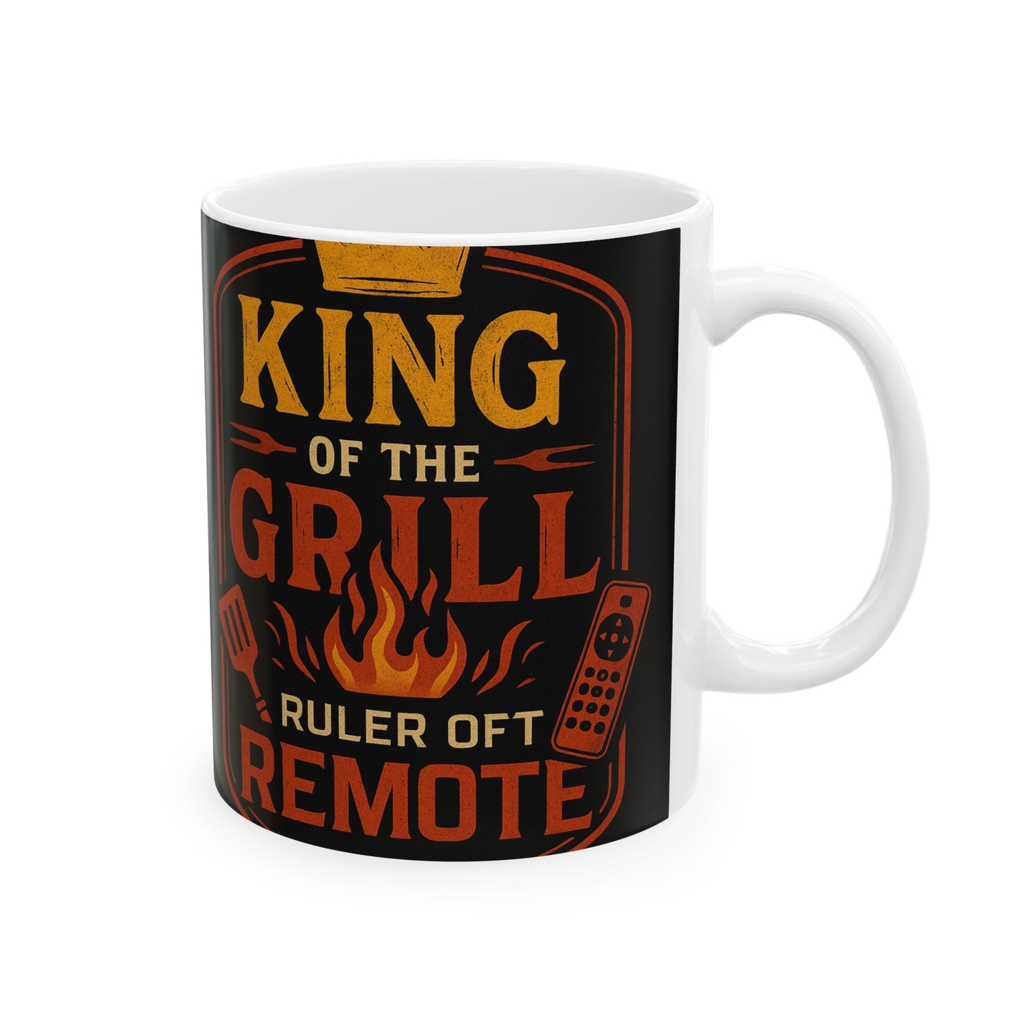 King of the Grill Mug | Perfect Gift for BBQ Lovers and Dads | 11oz & 15oz Options
