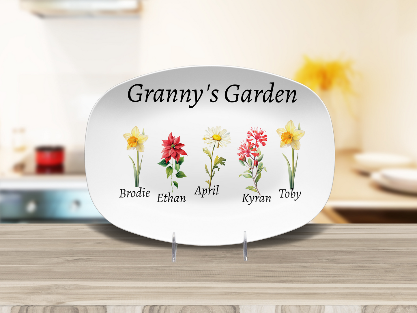Granny's Garden Platter