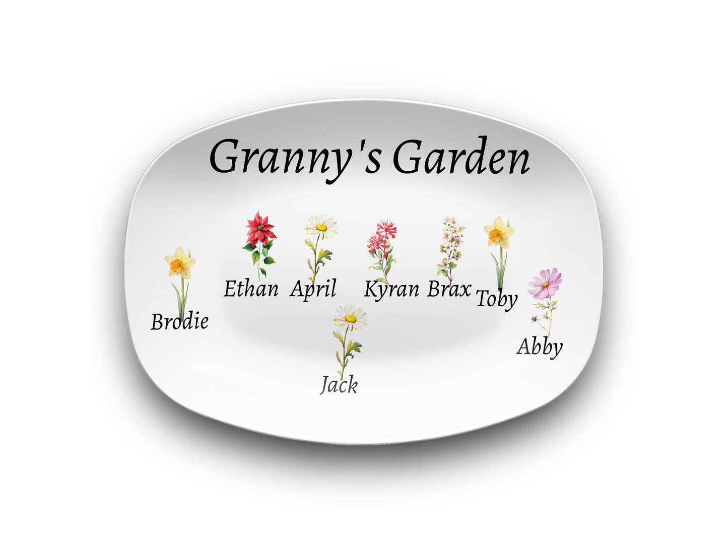 Granny's Garden Platter