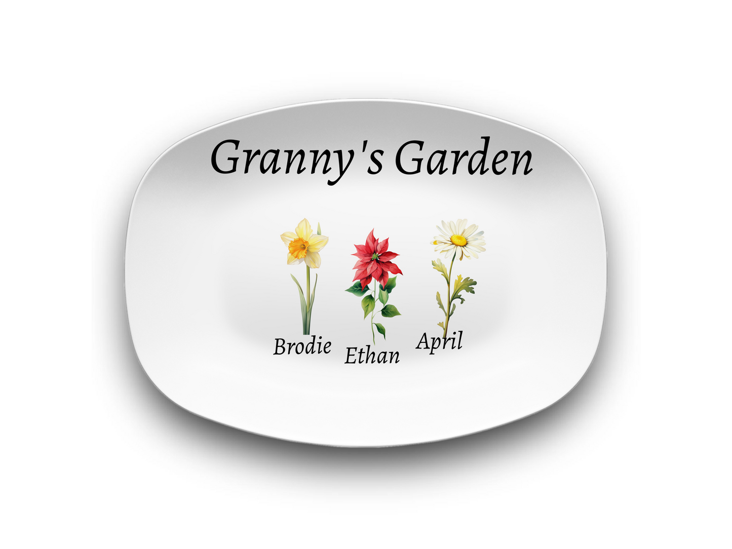 Granny's Garden Platter