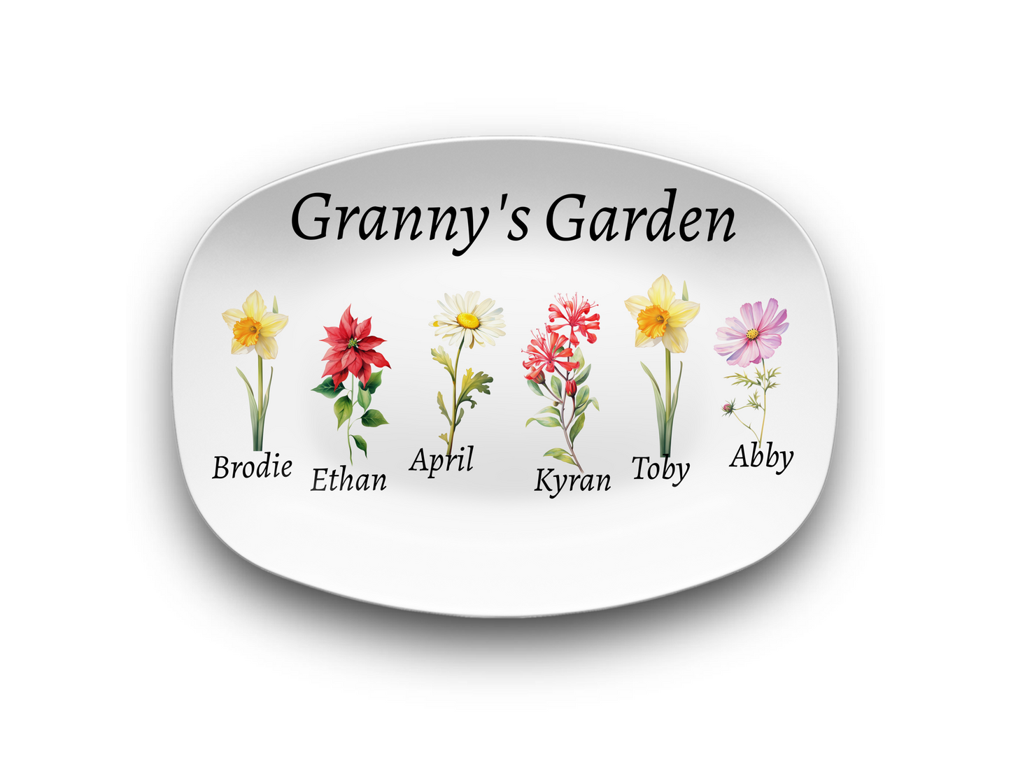 Granny's Garden Platter