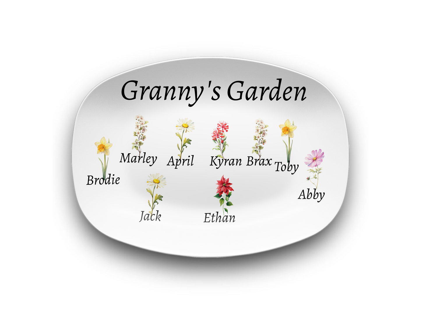 Granny's Garden Platter