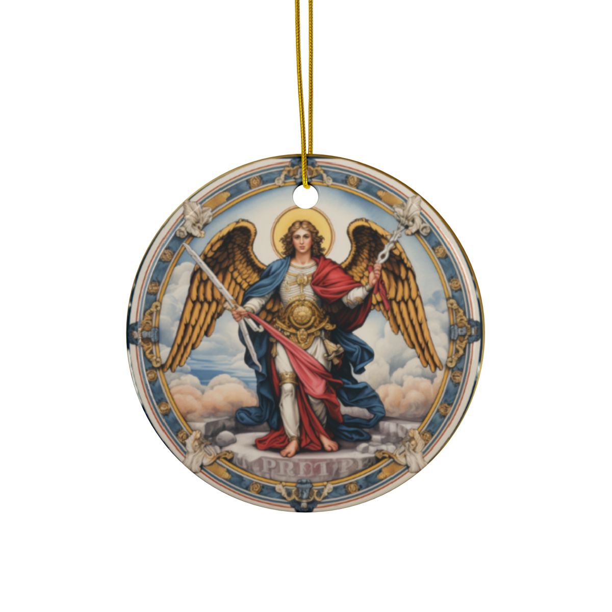 Decorative Ceramic Ornaments, Double-Sided (1pc, 3pcs, 5pcs, 10pcs)
