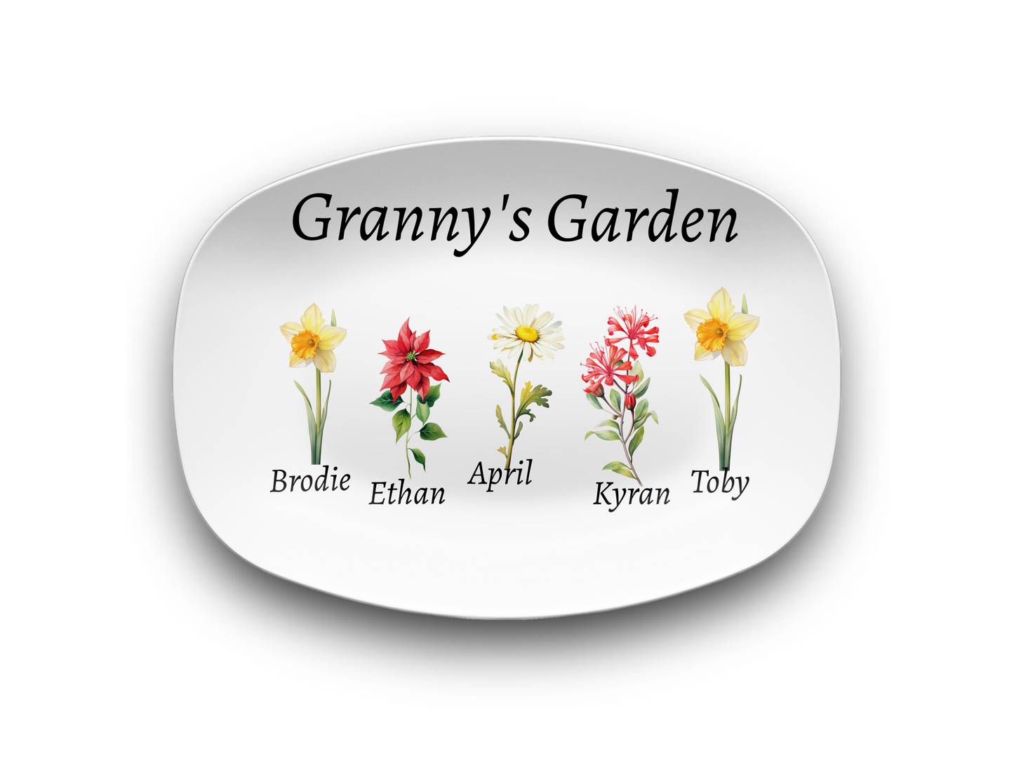 Granny's Garden Platter