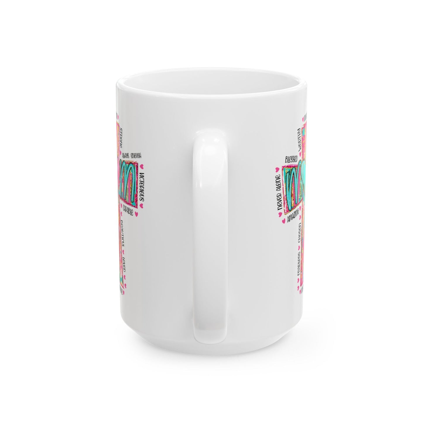 Colorful Mom Ceramic Mug - Perfect Gift for Mother's Day & Special Occasions
