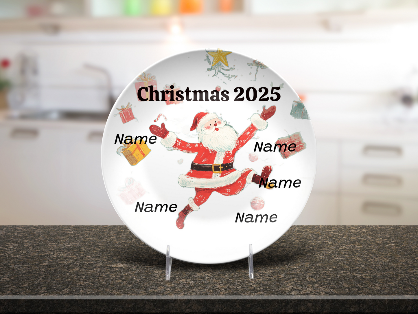 Personalised Christmas Plate
