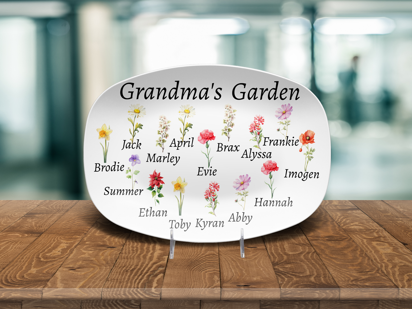 Grandma's Garden Platter