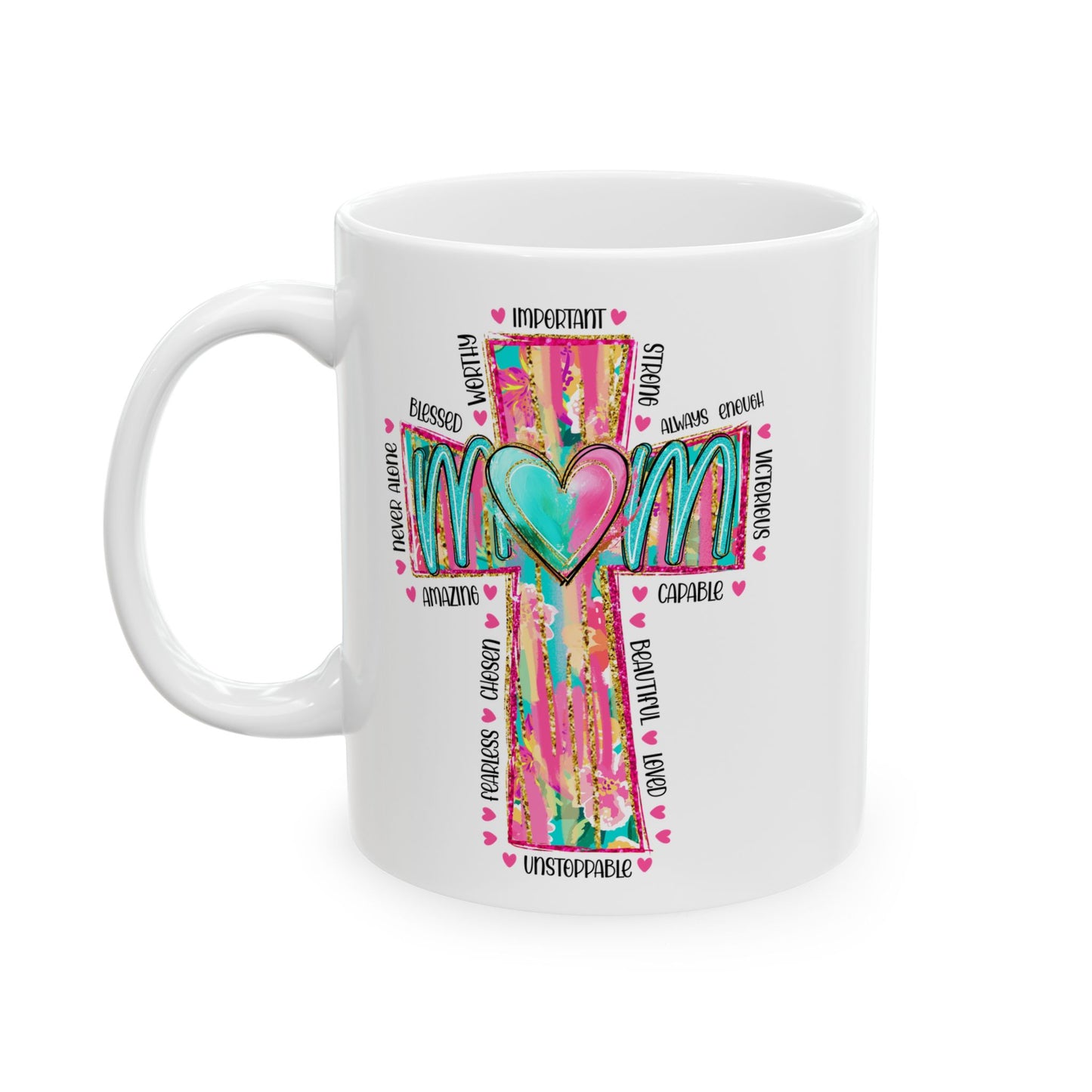 Colorful Mom Ceramic Mug - Perfect Gift for Mother's Day & Special Occasions
