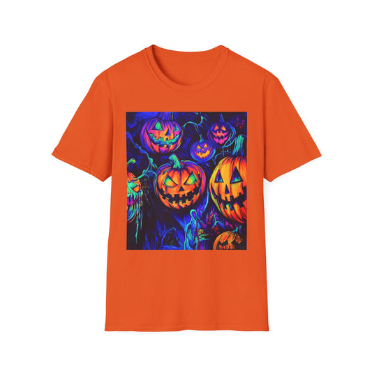 Halloween T-Shirt, Pumpkin Shirt, Unisex Tee, Spooky Apparel, Fall Fashion, Halloween Costume