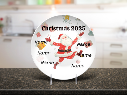 Personalised Christmas Plate