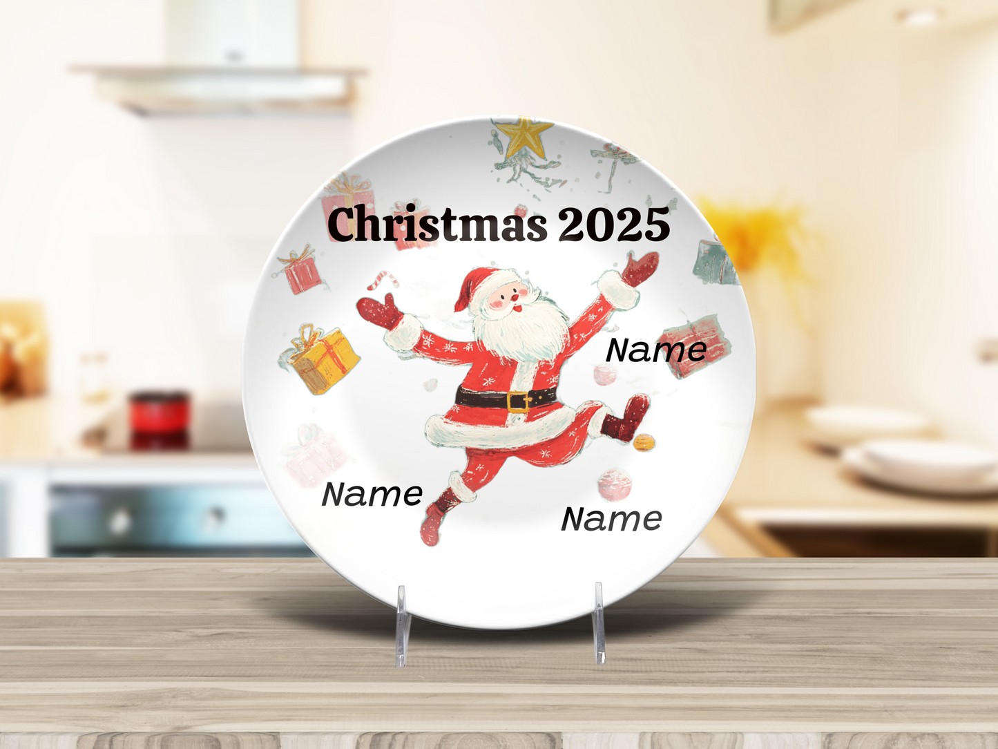 Personalised Christmas Plate