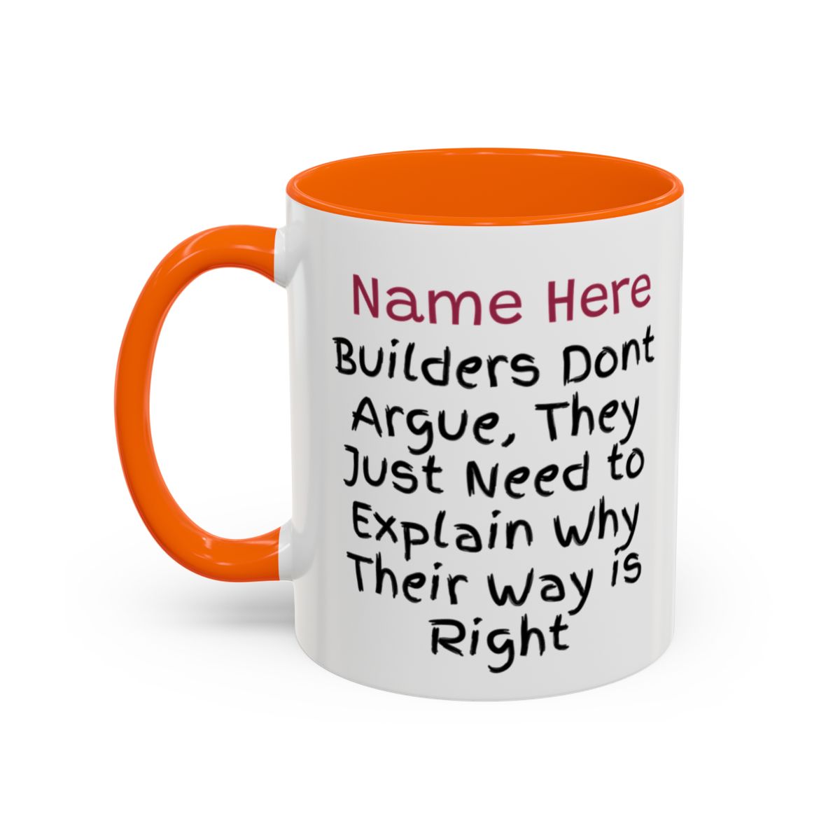 Builders Personalised Mug