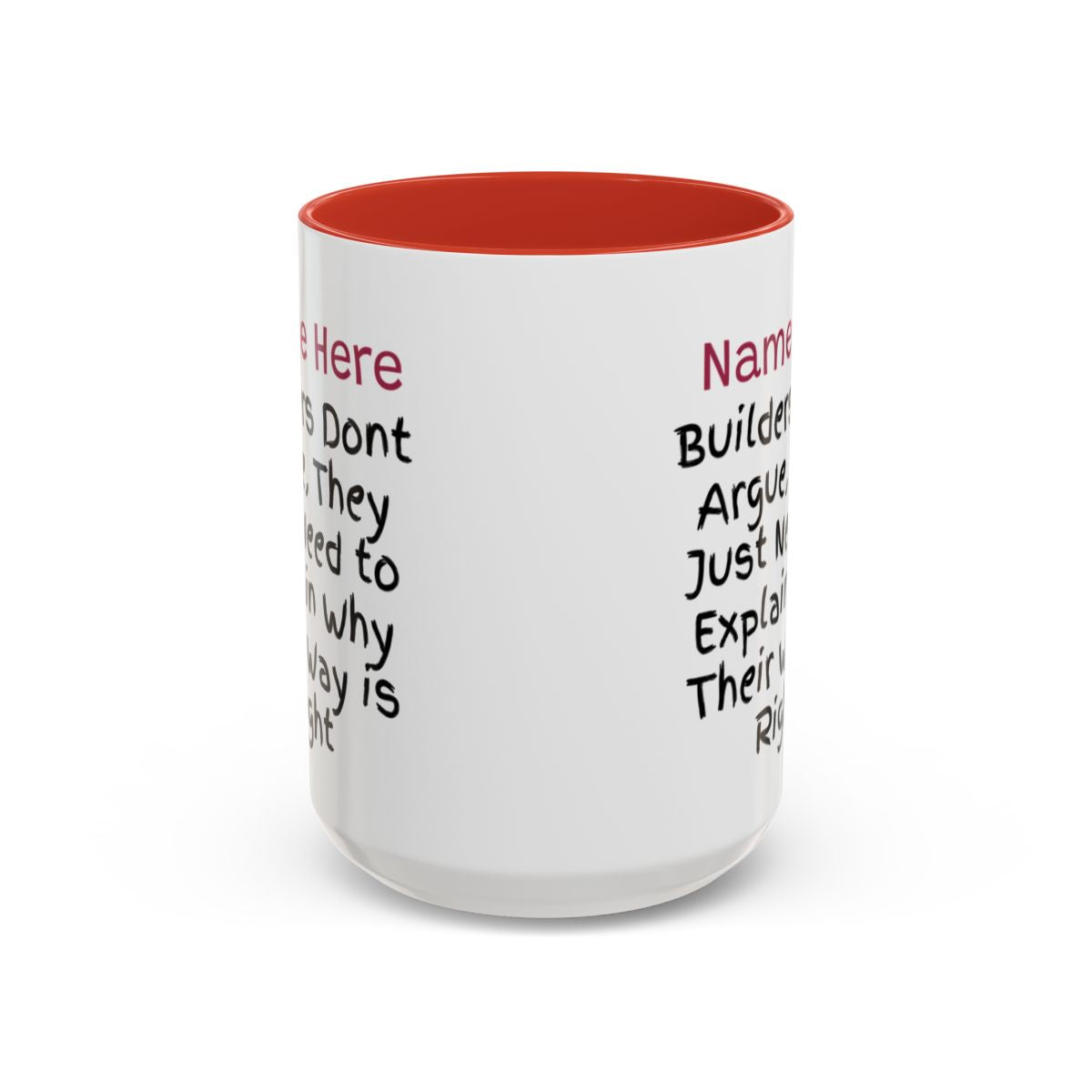 Builders Personalised Mug