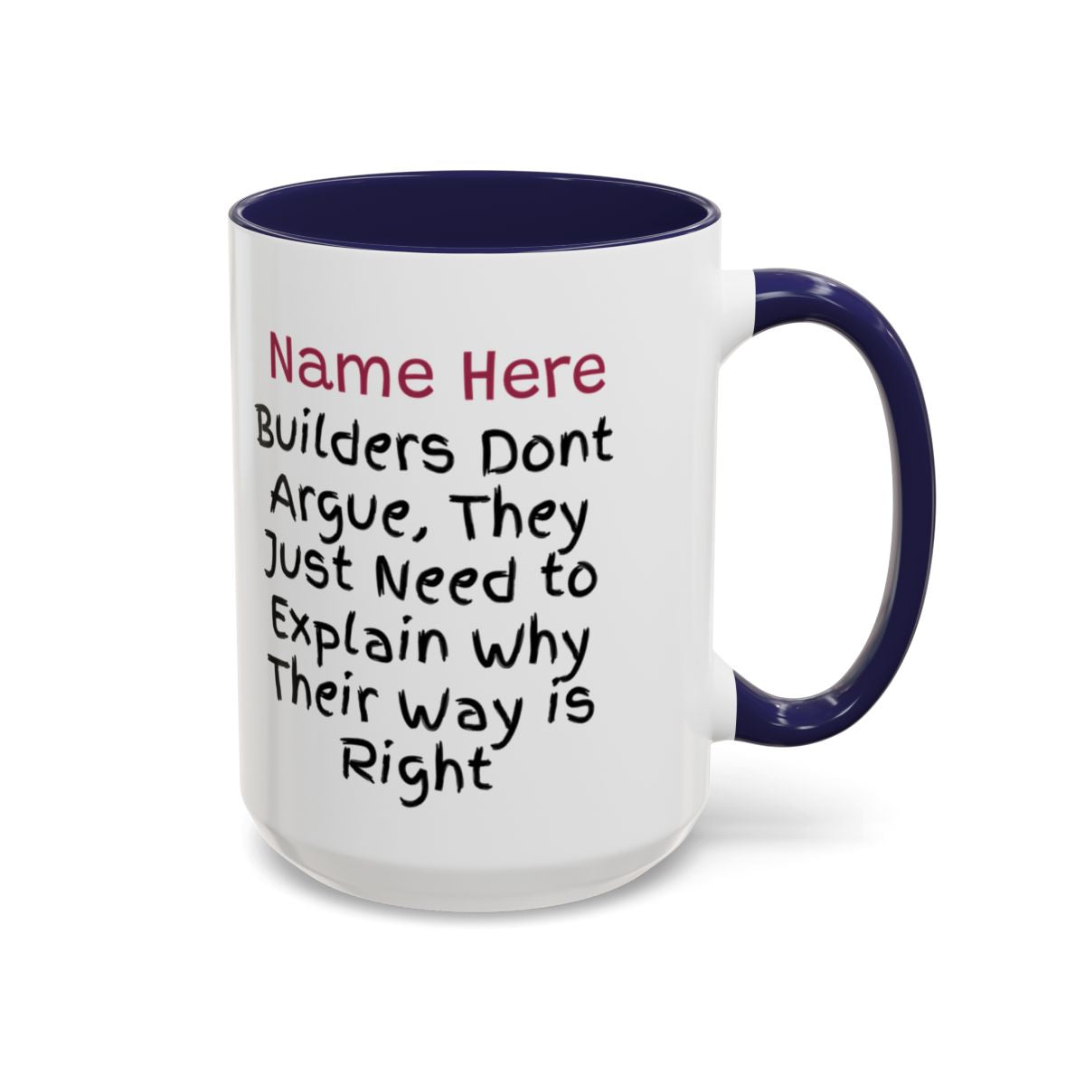 Builders Personalised Mug