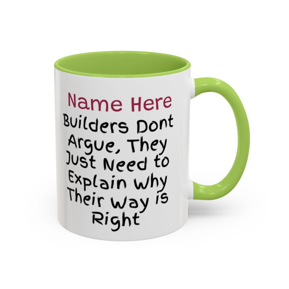 Builders Personalised Mug