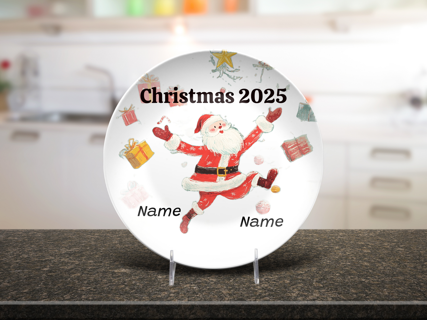 Personalised Christmas Plate