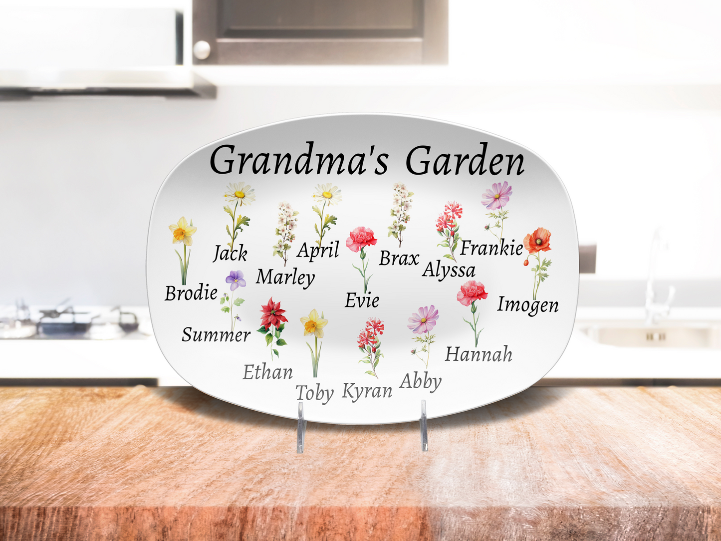 Grandma's Garden Platter