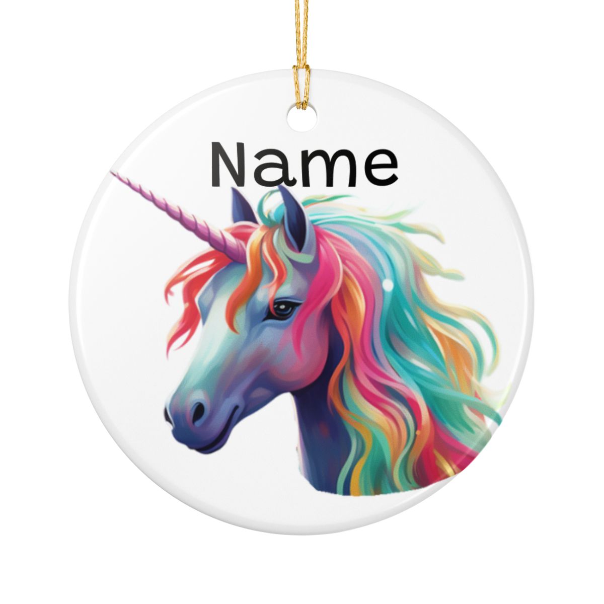 Personalised Unicorn Ornaments