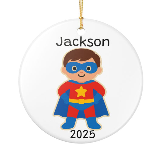 Personalised Super Hero Ornament