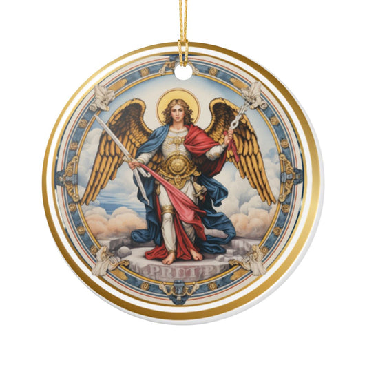 Ceramic St Michael Ornament