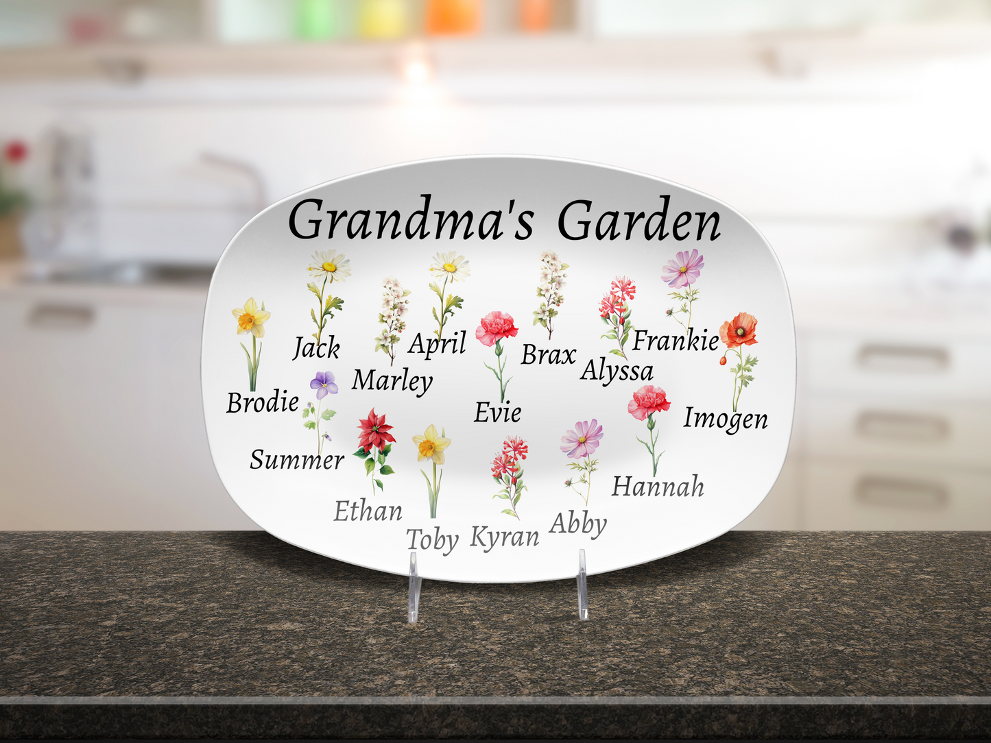 Grandma's Garden Platter