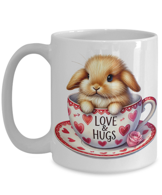 Love & Hugs Bunny Cup